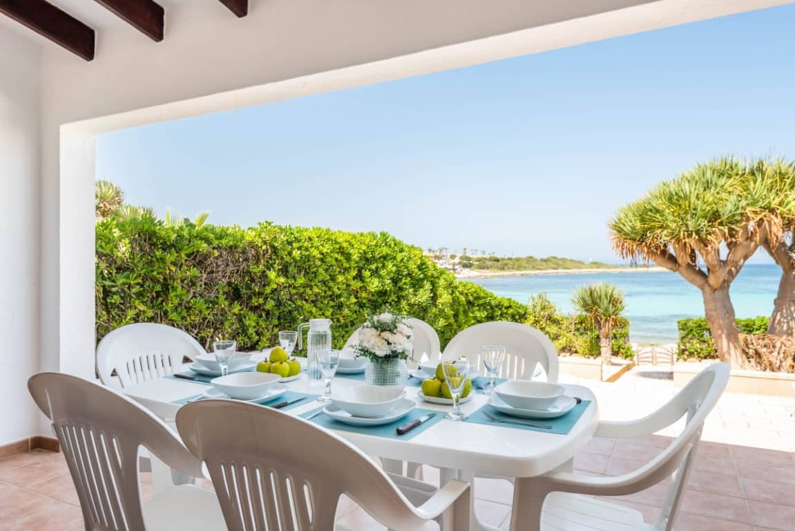 Alojamiento vacacional Menorca primera línea