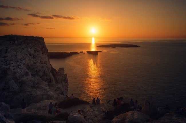 Amanecer en Menorca