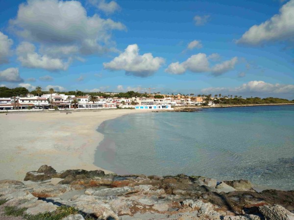 Vista de la playa de punta prima desde nuestro apartamento